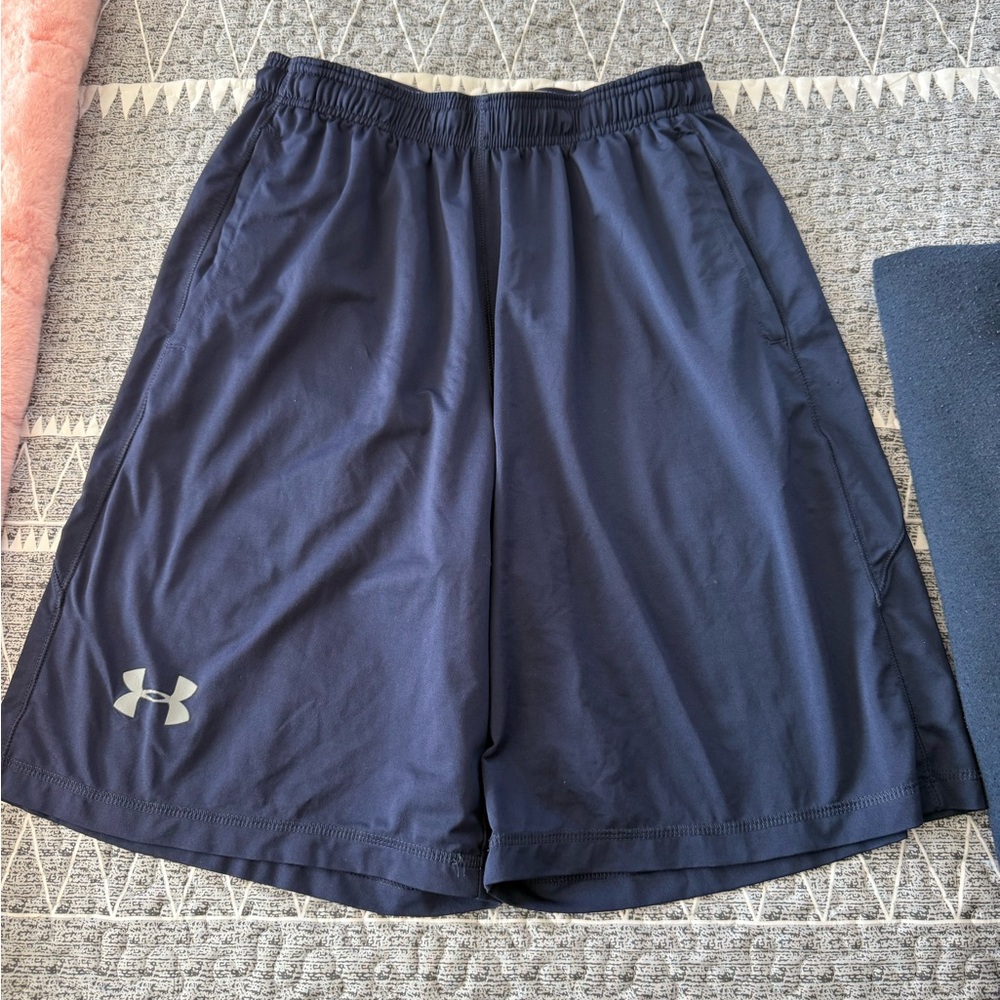 Under Armour Dark Blue Performance Shorts Medium